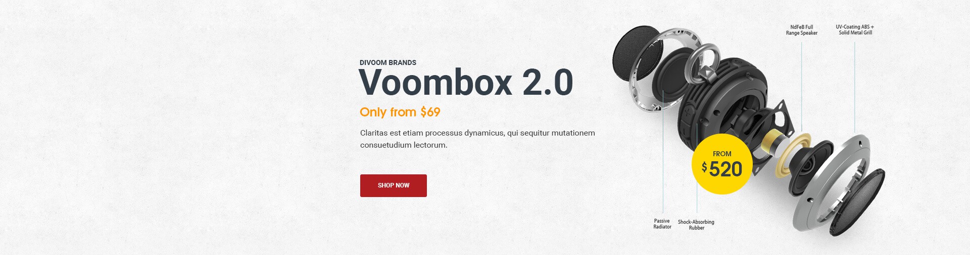 Home page slider