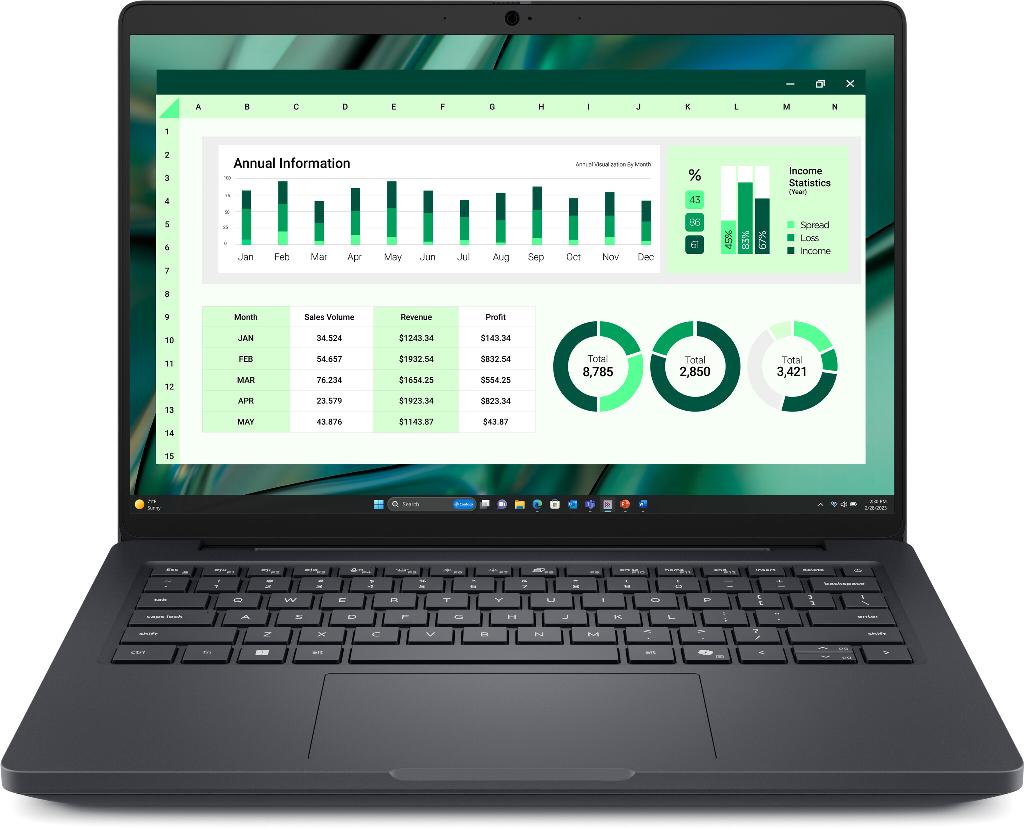 DELL Pro Max 14 MC14250 Intel Core Ultra 7 265H Mobile workstation 35.6 cm (14") Full HD+ 32 GB LPDDR5x-SDRAM 1 TB SSD NVIDIA RTX PRO 500 Blackwell Wi-Fi 7 (802.11be) Windows 11 Pro Black UK English