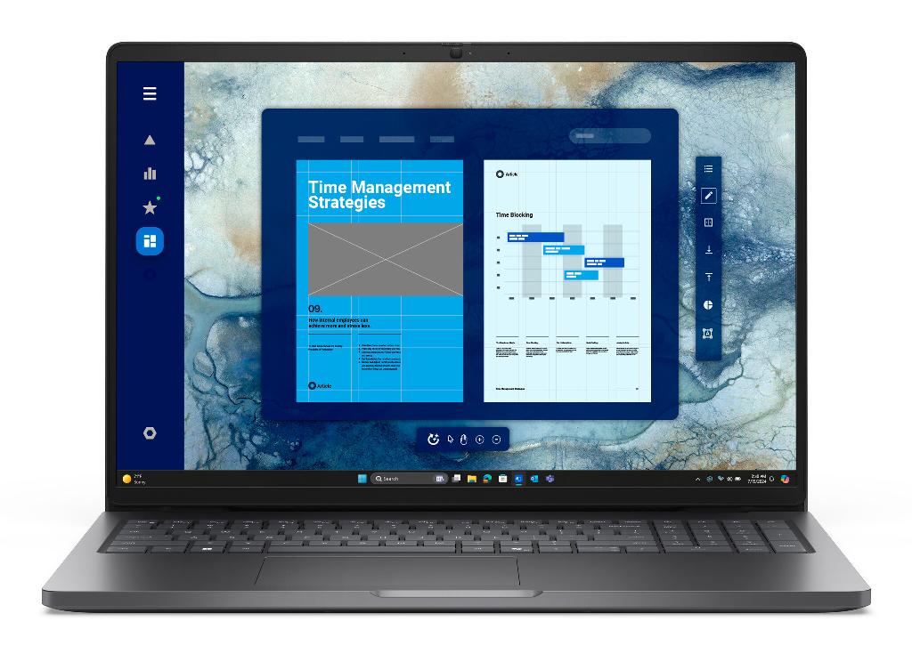 DELL Pro 16 PC16250 16" FHD+ IPS Laptop, Intel Core Ultra 5 225U, 8GB DDR5, 512GB SSD, Wi-Fi 6E, Windows 11 Pro, Intel Graphics, Black