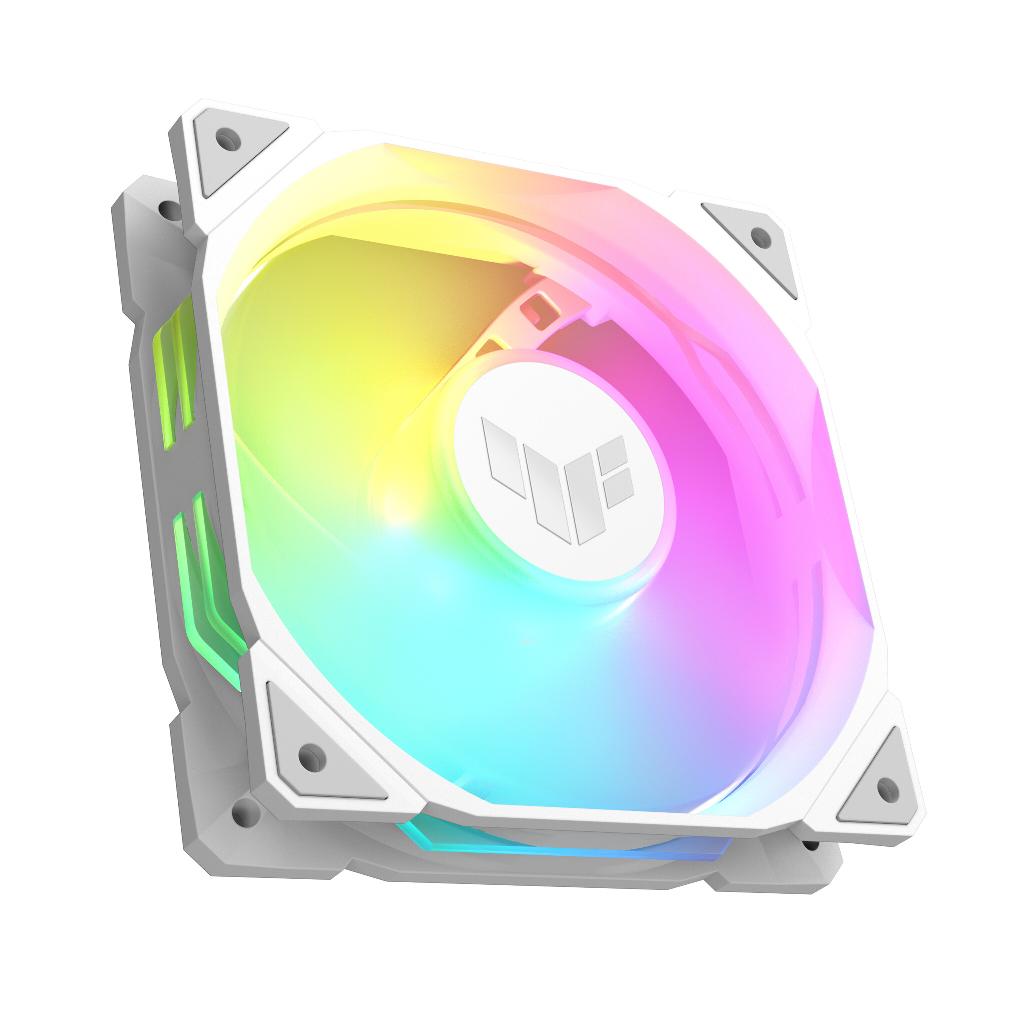 ASUS TUF GAMING TR120 ARGB REVERSE 1-pack White Computer case Fan 12 cm