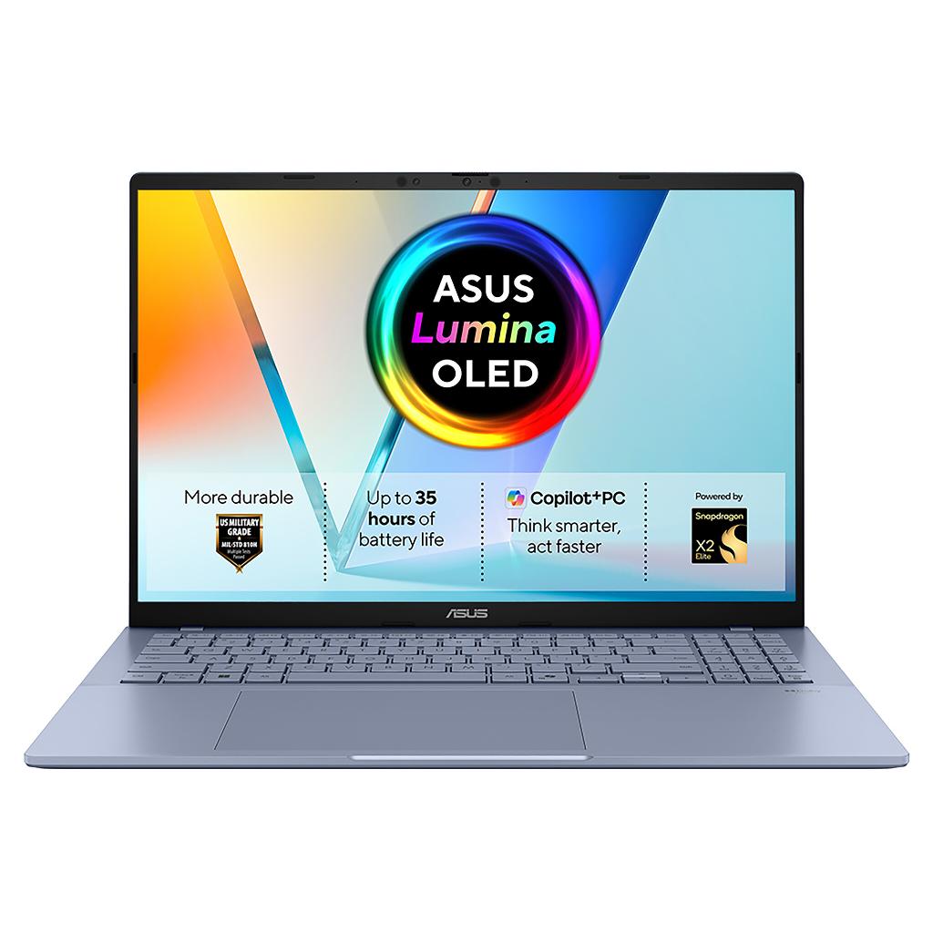 ASUS Vivobook S16 S3607NA-SH002W Snapdragon X2E-88-100 40.6 cm 16" 16GB 1TB SSD Laptop, Blue