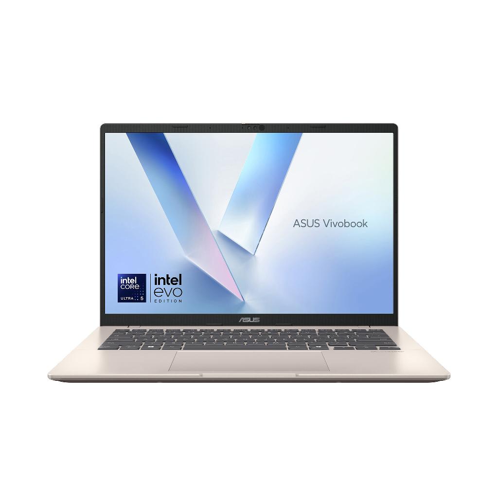 ASUS Vivobook 14 X1407CA-LY086W Intel Core Ultra 5 225H 14" 16GB 512GB SSD Laptop, Gold