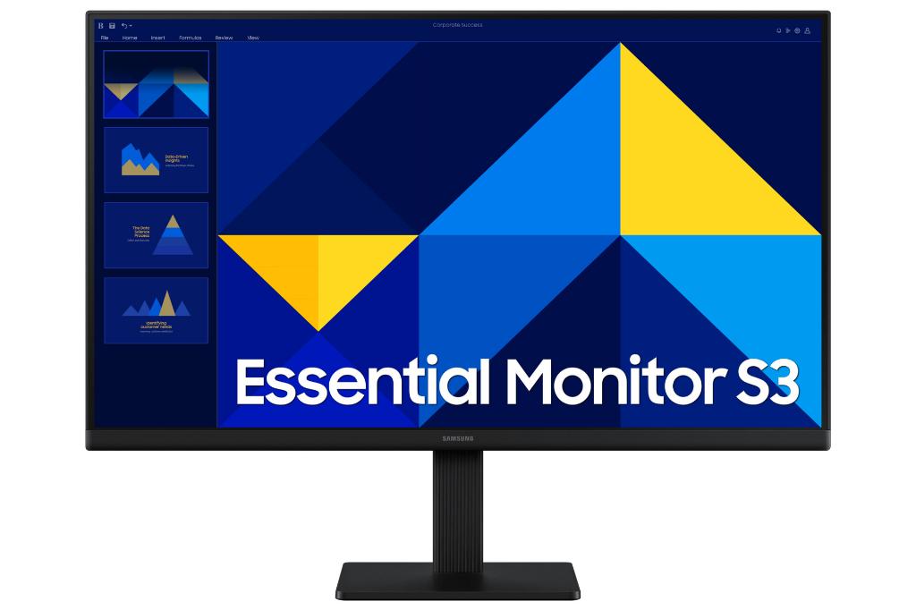 Samsung LS24D300GAU computer monitor 61 cm (24") 1920 x 1080 pixels Full HD LCD Black