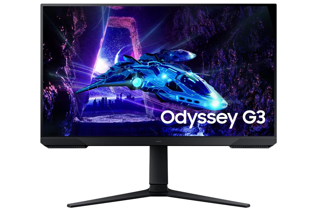 Samsung Odyssey G30D 27" Full HD Gaming Monitor, 1920 x 1080, 180Hz, 1ms MPRT, HDMI 2.0, DisplayPort 1.4, AMD FreeSync, Black Equalizer, Black