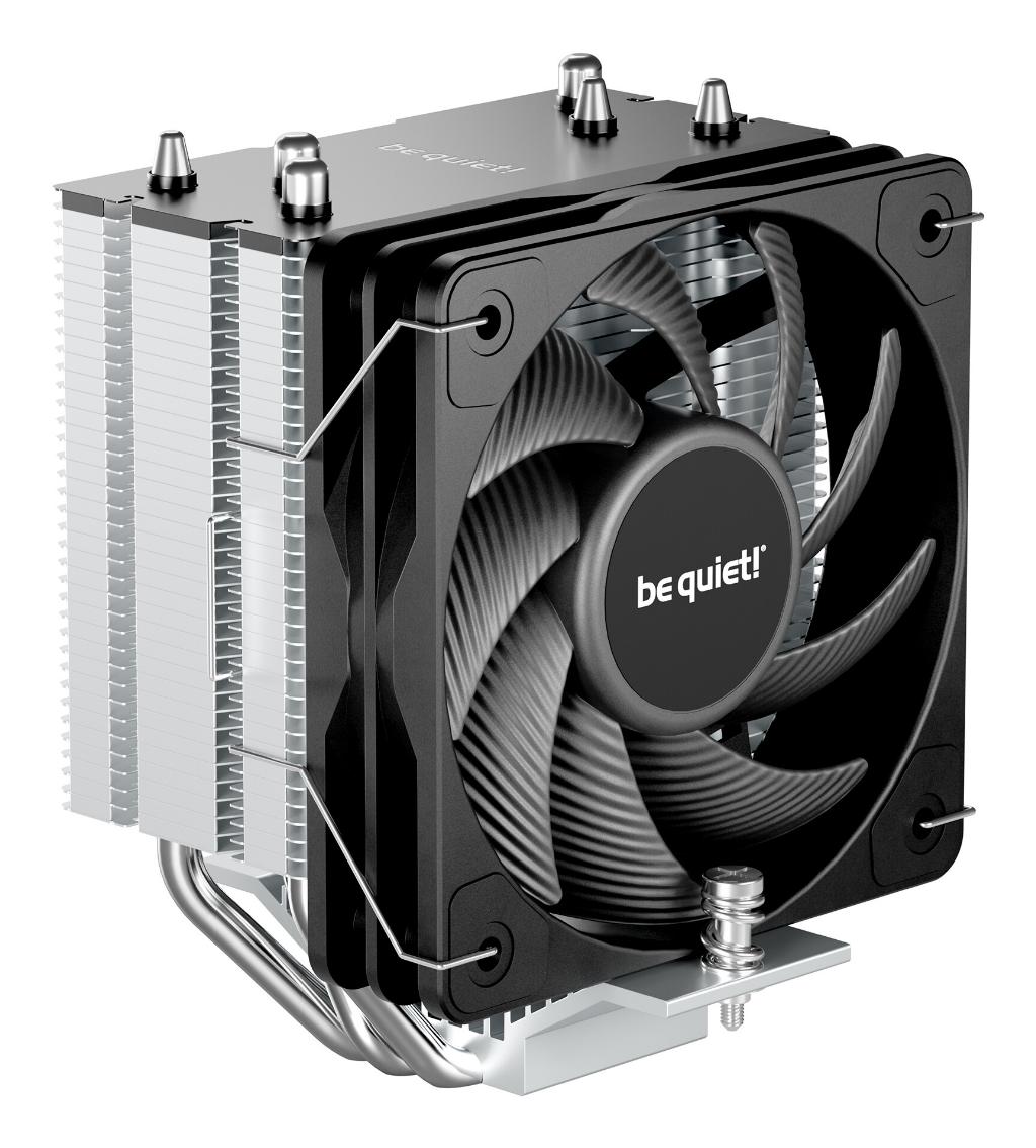 be quiet! Pure Rock Slim 3 Processor Air cooler 10 cm Silver 1 pc(s)