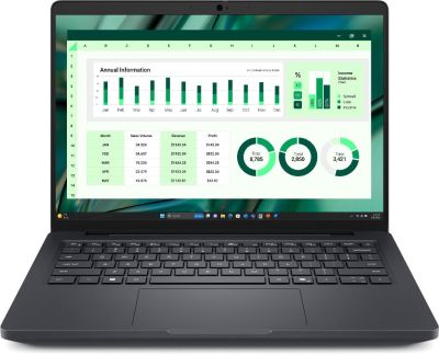 DELL Pro Max 14 MC14250 Intel Core Ultra 7 265H Mobile workstation 35.6 cm (14") Full HD+ 16 GB LPDDR5x-SDRAM 512 GB SSD NVIDIA RTX PRO 500 Blackwell Wi-Fi 7 (802.11be) Windows 11 Pro Black UK English