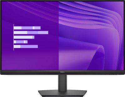 Dell E Series E2425HM 23.8" Full HD IPS Monitor, 1920×1080, 100Hz, 16:9, ComfortView Plus, HDMI 1.4, DisplayPort 1.2, VGA, VESA, Black