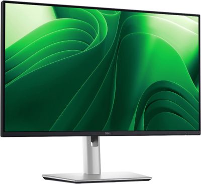 Dell Pro Plus P2425DE 23.8" (24") QHD IPS USB-C Hub Monitor for Office & Productivity, 2560×1440, 100Hz, 99% sRGB, TÜV 4-Star Eye Comfort, USB-C 90W, HDMI 2.1, DisplayPort 1.4, 1GbE Ethernet, Black/Silver