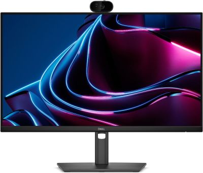 DELL Pro P2426HEV 23.8" Full HD IPS Webcam Monitor for Home & Office, 1920 × 1080, 120Hz, 5ms GTG, 4MP Webcam, USB-C 90W, HDMI, DisplayPort, Black