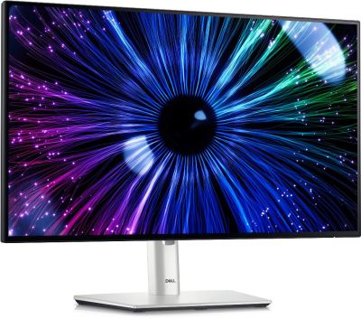 DELL UltraSharp U2424HE 23.8" Full HD IPS Monitor for Business & Professional Work, 1920x1080, 120Hz, 100% sRGB, USB-C 90W, 2.5GbE Ethernet, KVM, DisplayPort 1.4, HDMI 1.4, Black/Silver