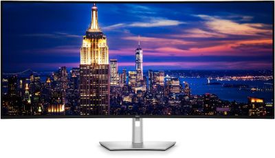 DELL UltraSharp U5226KW World’s First 52" 6K Ultra HD Curved IPS Black Monitor for Professional Work & Multitasking, 6144x2560, 120Hz, 99% DCI-P3, Thunderbolt 4, USB-C 140W, HDMI 2.1, Silver