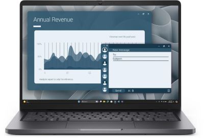 DELL Pro 14 PC14255 14" FHD+ IPS Laptop, AMD Ryzen 5 PRO 230, 16GB DDR5, 512GB SSD, Wi-Fi 6E, Windows 11 Pro, AMD Radeon 760M, Black
