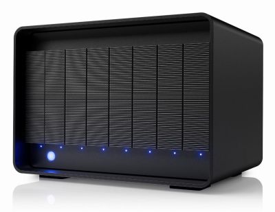 LaCie 8big Pro5 disk array 32 TB Desktop Black