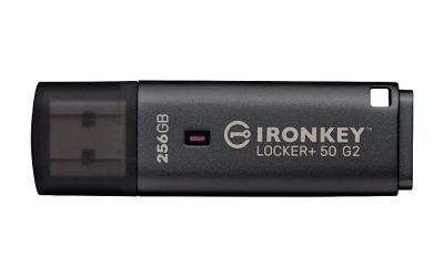 Kingston Technology IronKey 256GB Locker Plus 50 G2, FIPS 197, AES-256