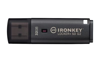Kingston Technology IronKey 32GB Locker Plus 50 G2, FIPS 197, AES-256