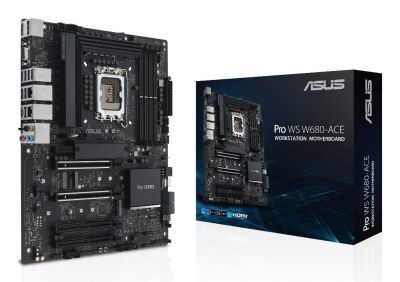 Asus PRO WS W680-ACE Motherboard, Intel W680, 1700, ATX, 4 DDR5, 2x 2.5G LAN, SlimSAS, PCIe5, 3x M.2
