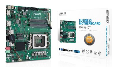 ASUS PRO H610T-CSM Intel H610 LGA 1700 Thin Mini ITX
