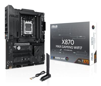 ASUS X870 MAX GAMING WIFI7 DDR5 ATX Socket AM5 Motherboard