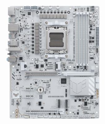 ASUS TUF Gaming B850-PRO WiFi7 Neo, AMD ATX Motherboard, 14+2+1 Power Stages, DDR5 Slot, PCIe 5.0 Ready, 3 M.2 Slots, WiFi 7, Realtek Ethernet 2.5GB, USB-C 20Gbps, Aura Sync, White