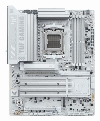 ASUS TUF Gaming X870-PRO WiFi7 Neo, ATX Motherboard, 16+2+1(80A) Power Stages, DDR5, PCIe 5.0, 4 M.2 Slots, WiFi 7, Realtek 5Gb, USB4-C 40 Gbps, Aura Sync, White