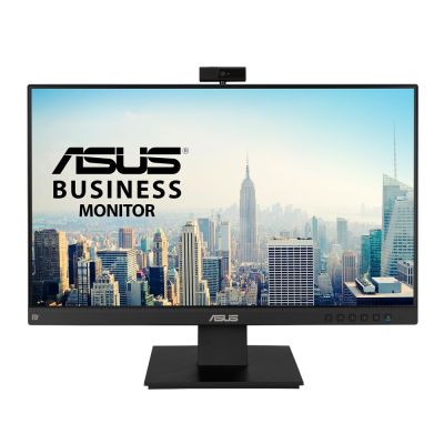 ASUS BE24EQK 23.8" Full HD IPS Business Monitor, 1920 x 1080, 75Hz, 5ms, 2MP Webcam, HDMI 1.4, DisplayPort 1.2, Stereo Speakers, Black