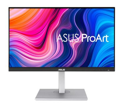 ASUS ProArt PA278CV 27" WQHD IPS Professional Monitor, 2560 x 1440, 75Hz, 5ms GTG, USB-C 65W, HDMI 1.4, 2x DisplayPort 1.2, 100% sRGB, Black/Silver