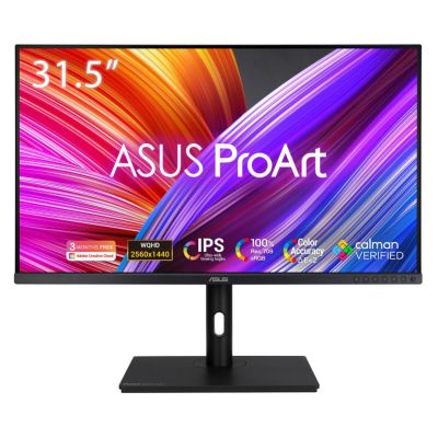 ASUS ProArt PA328QV 31.5" WQHD IPS Professional Monitor, 75Hz, 5ms GTG, 100% sRGB, ΔE < 2, Calman Verified, HDMI, DisplayPort
