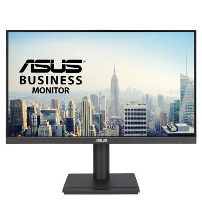 ASUS VA24DQFS 23.8" Full HD IPS Business Monitor, 1920 x 1080, 100Hz, 1ms MPRT, HDMI 1.4, DisplayPort 1.2, VGA, USB Hub, Height Adjustable, Black