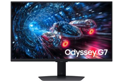 Samsung Odyssey G7 G70F 27" 4K UHD Dual Mode Gaming Monitor, 3840 x 2160, 360Hz, 1ms GTG, 2x HDMI 2.1, DisplayPort 1.4, G-SYNC Compatible, HDR10+, Black