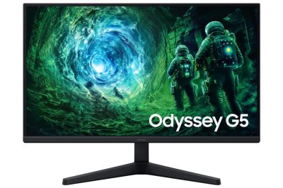 Samsung Odyssey G5 G53F 27" QHD Gaming Monitor, 2560 x 1440, 200Hz, 1ms MPRT, HDMI 2.0, DisplayPort 1.4, FreeSync Premium, HDR10, Black