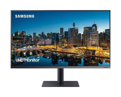 Samsung 32" TU87F 4K UHD VA Monitor, 3840 x 2160, HDR10, 60Hz, Thunderbolt 3, 90W Charging, USB Hub, LAN, HDMI, DisplayPort, Blue Grey