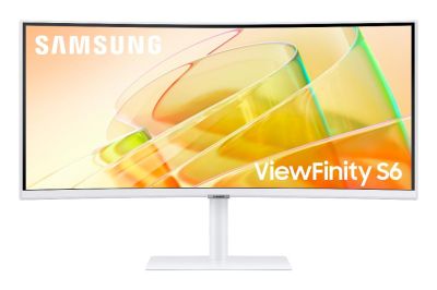 Samsung LS34C650TAU Computer Monitor 86.4 cm (34") 3440 x 1440 pixels 4K Ultra HD LED White